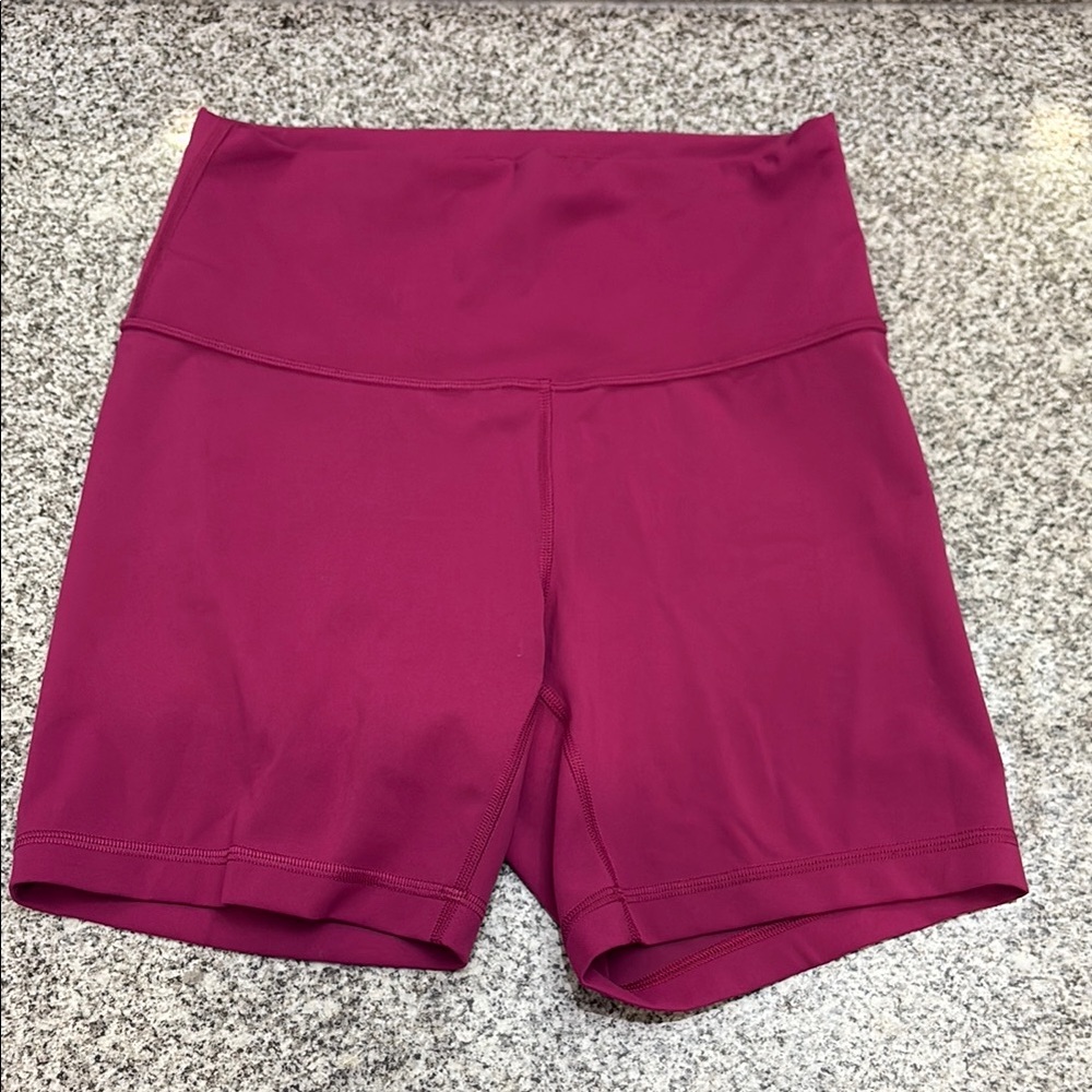 Lululemon Athletica Magenta Bike Shorts